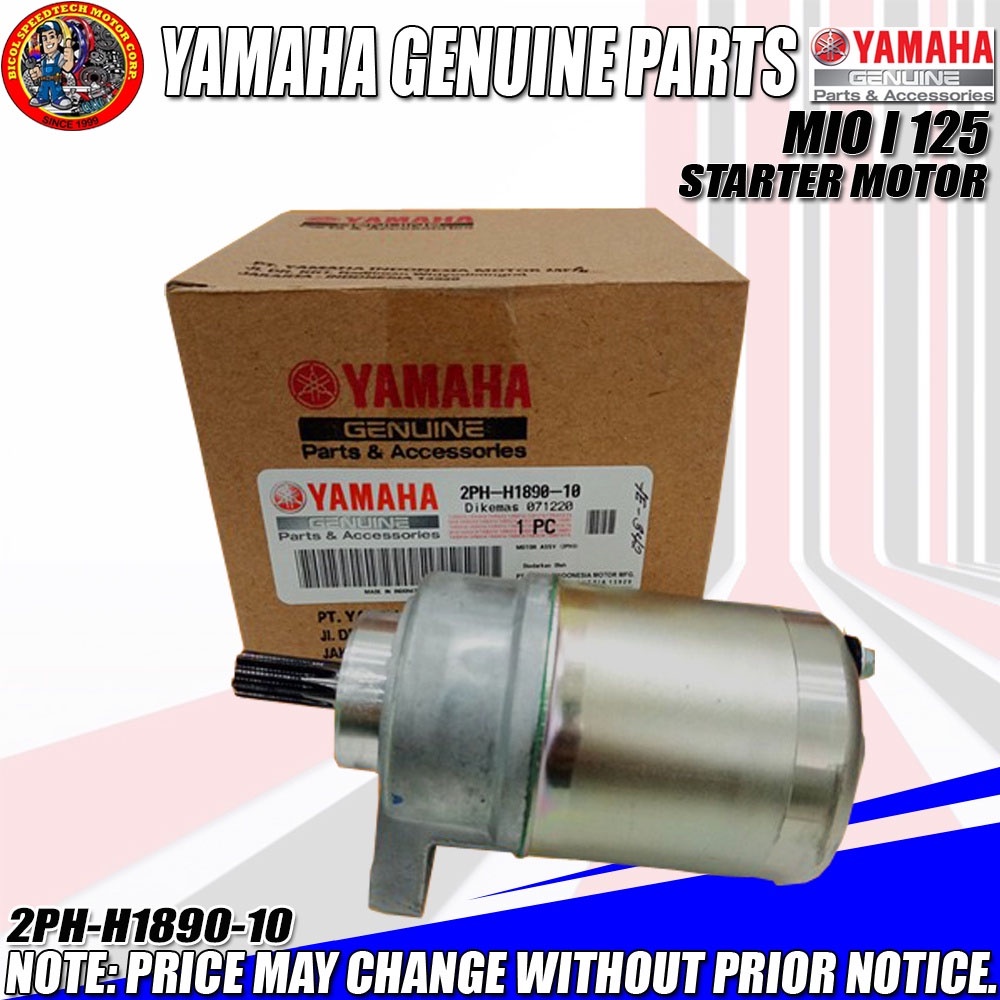 MIO I 125 STARTER MOTOR (YGP) (GENUINE 2PHH189011) Shopee Philippines