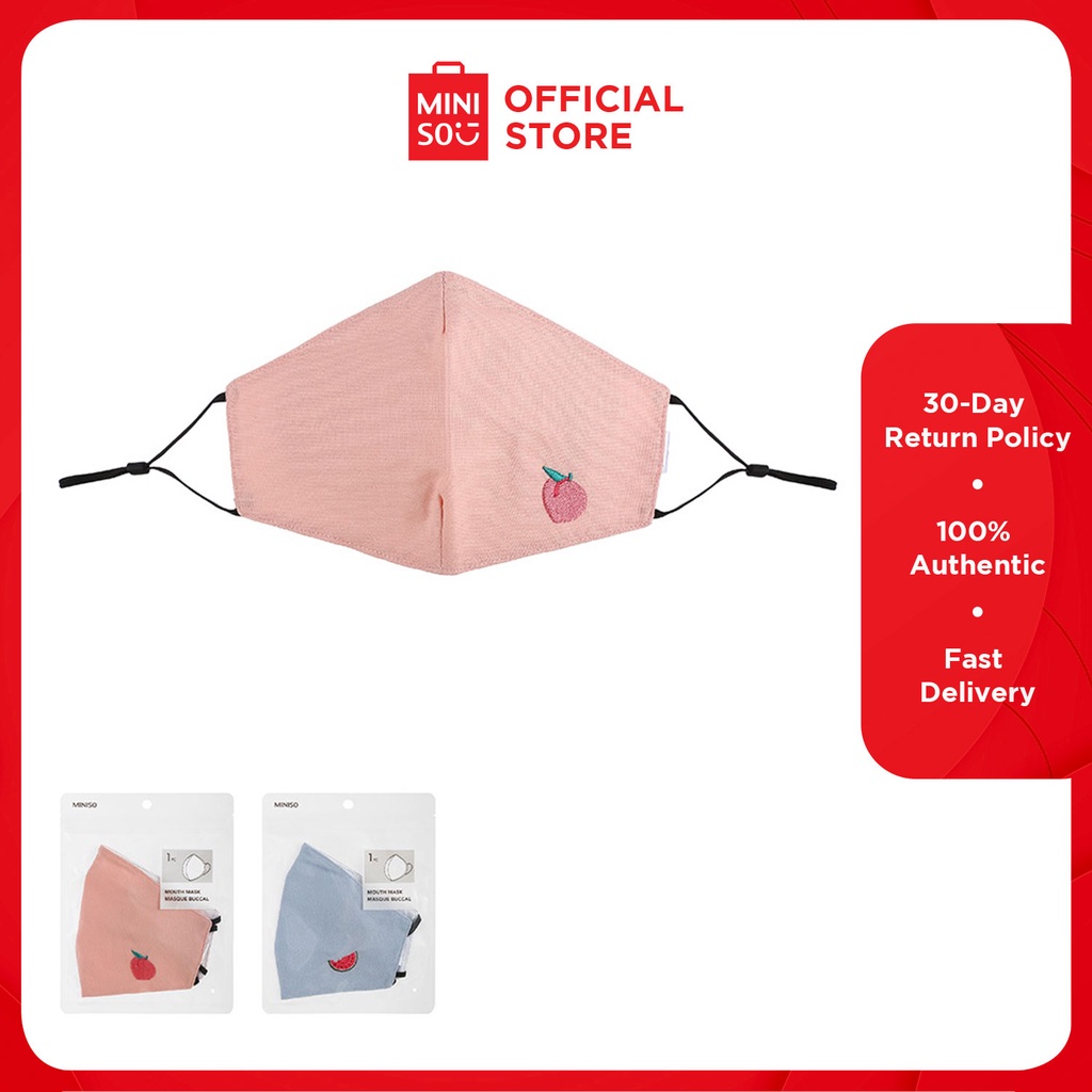 MINISO Fruit Series Mouth Face Mask Shopee Philippines