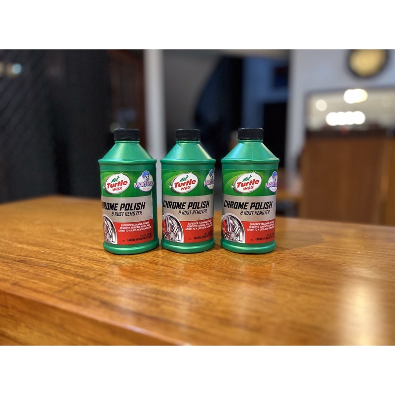 Turtle Wax Chrome Polish and Rust Remover 355ml Maklosky Shopee