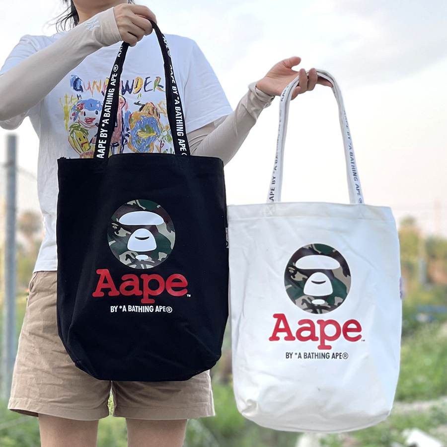 NEW ARRIVAL AAPE TOTE BAG GOOD FOR CASUAL AND EVERYDAY WEARS GOOD QUALITY
