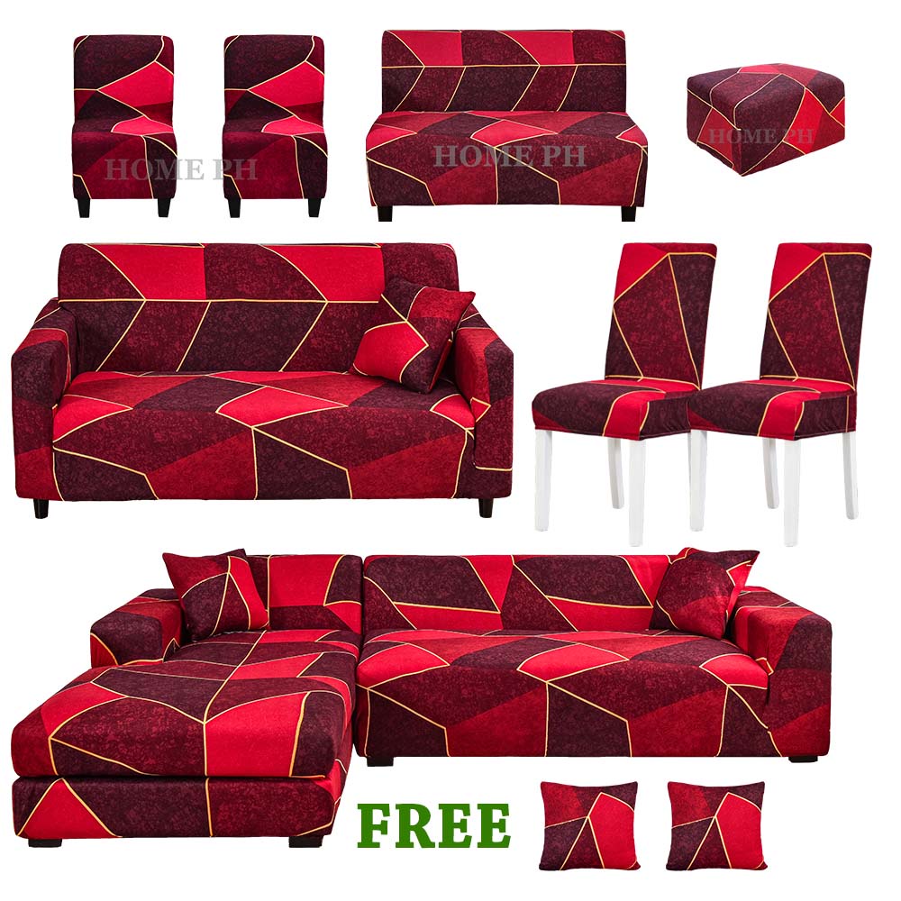 Elastic Sofa Cover l Shape Sofa Cover Armless Covers Single Seater 2