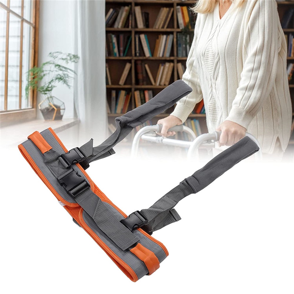 Transfer Gait Belt, Geriatric Safety with Long Strap Transfer Walking
