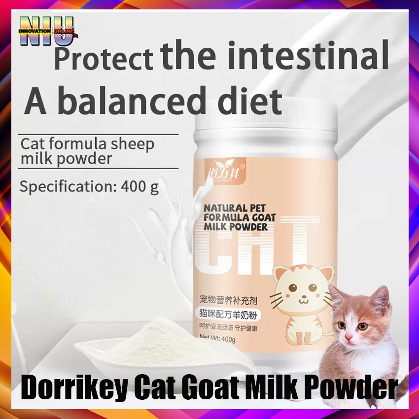 Dorrikey Cat Milk Natural Pet Formula Goat Milk Powder Supplements For