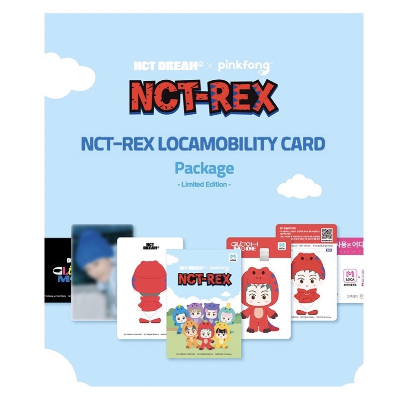 NCT DREAM X PINKFONG ( NCT-REX LOCAMOBILITY CARD ) | Shopee Philippines