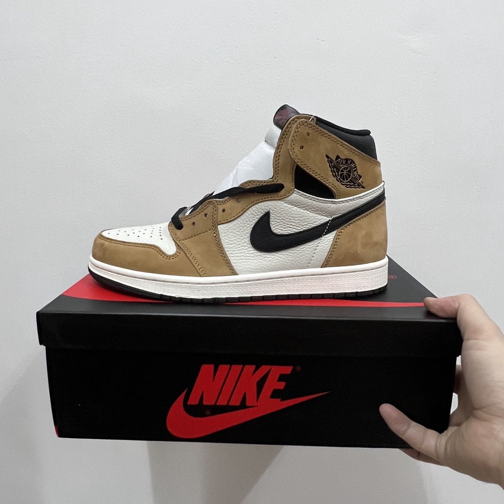 UA Rubber Sneakers Air Jordan 1 Retro High Rookie of the Year Highcut ...