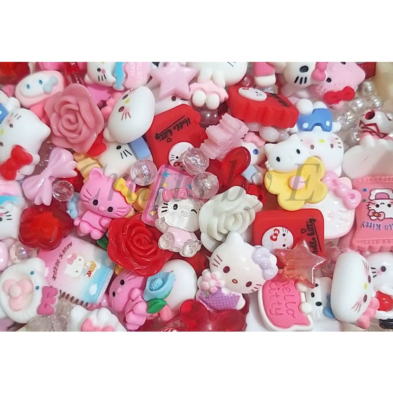 Sanrio Assorted Charms & Baroque Flowers for Deco Kit / Photocard Kit ...