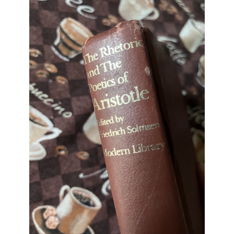The Rhetoric and The Poetics of Aristotle Philosophy Vintage Book 1954 ...