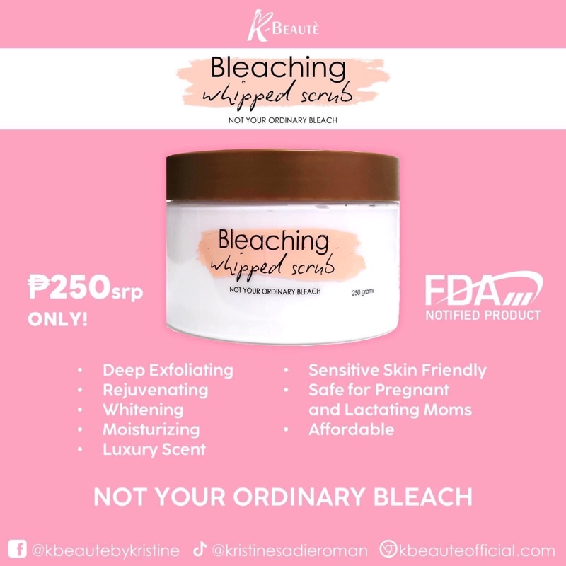 K beaute bleaching scrub Shopee Philippines