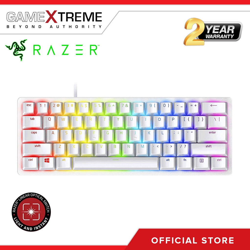 Razer Huntsman Mini Wired RGB Mechanical Gaming Keyboard, Mercury