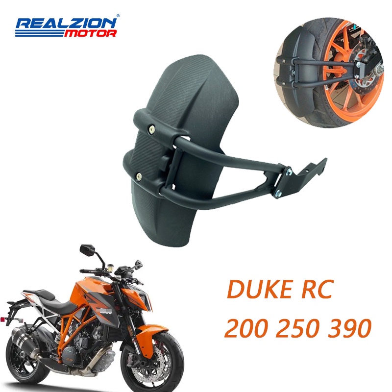 REALZION MOTOR For KTM DUKE390 DUKE200 RC200 Rear Fender Splash Mud ...