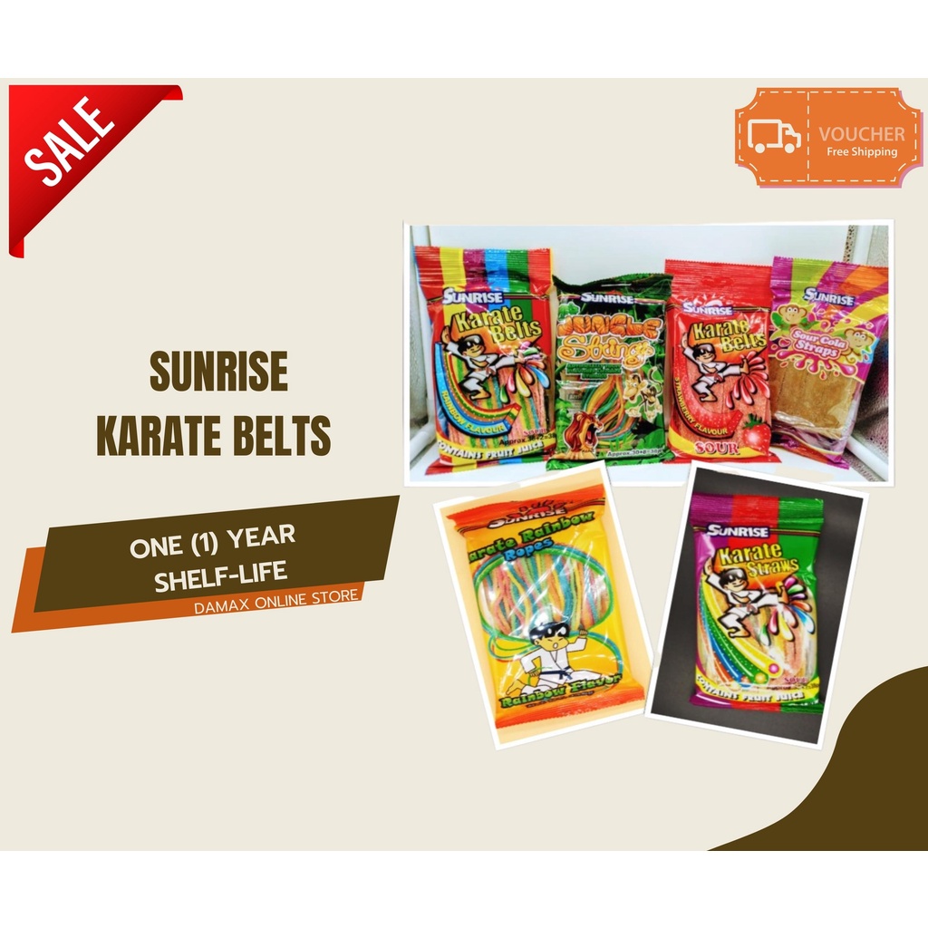 SUNRISE KARATE BELTS, JUNGLE STRINGS, SOUR COLA, ROPES Shopee Philippines