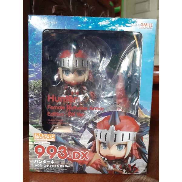 Hunter Female Rathalos Armor Edition Dx Ver 993 Dx Nendoroid Monster Hunter World Shopee 9192