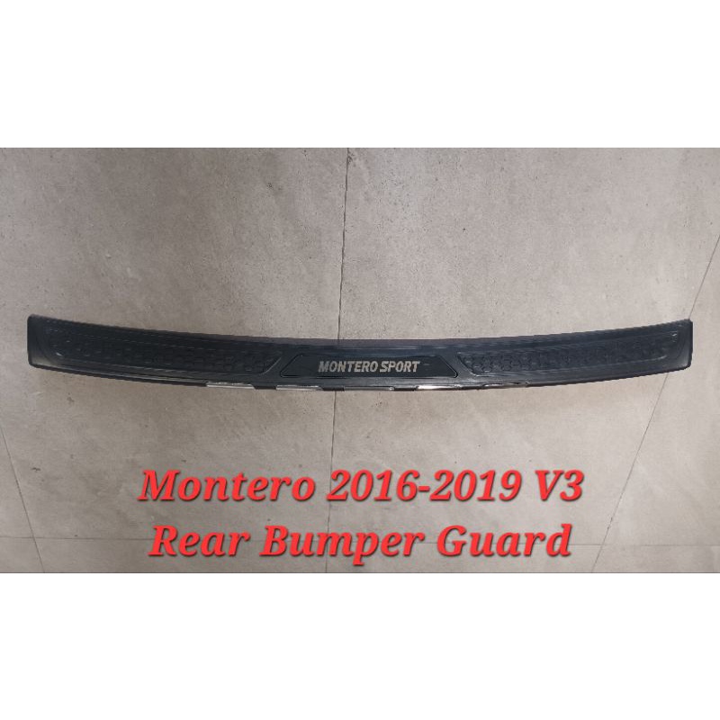 Montero V3 Rear Bumper Guard with Reflector 2016 2017 2018 2019