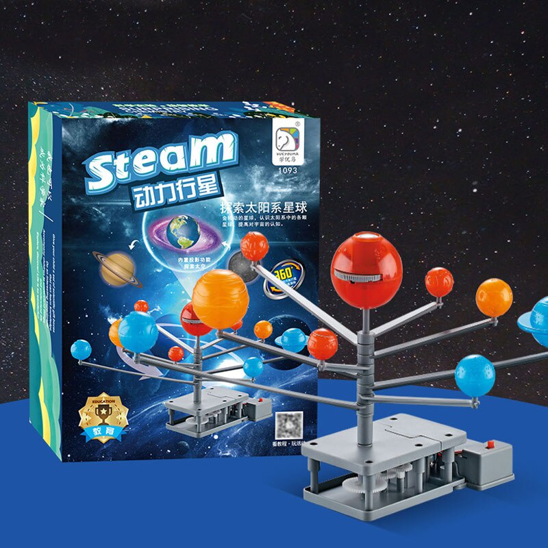 Projector Kids Montessori Toys Electric Rotate Solar System