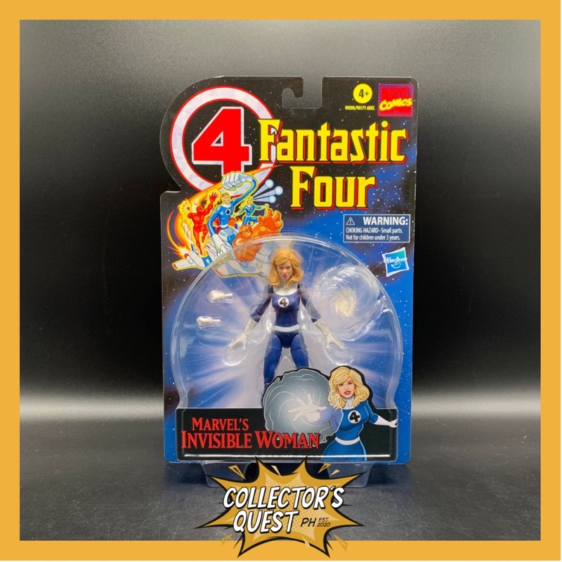 Marvel Legends Fantastic Four Retro Invisible Woman Figure Shopee