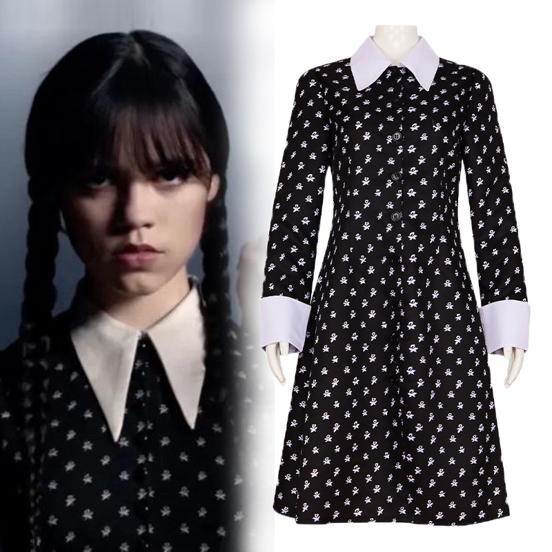 anime-the-addams-family-cosplay-wednesday-addams-costume-halloween