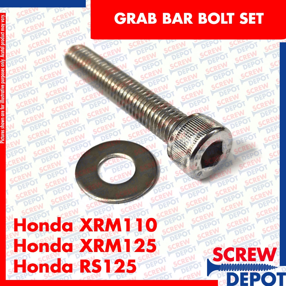 1SET Grab Bar Bolt for Honda XRM 110 125 , RS 125 Motorcycle Part ...
