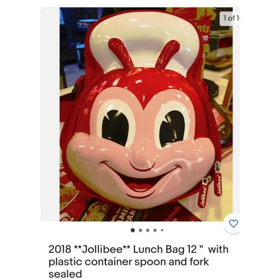 Jollibee lunch bag 2018 2025