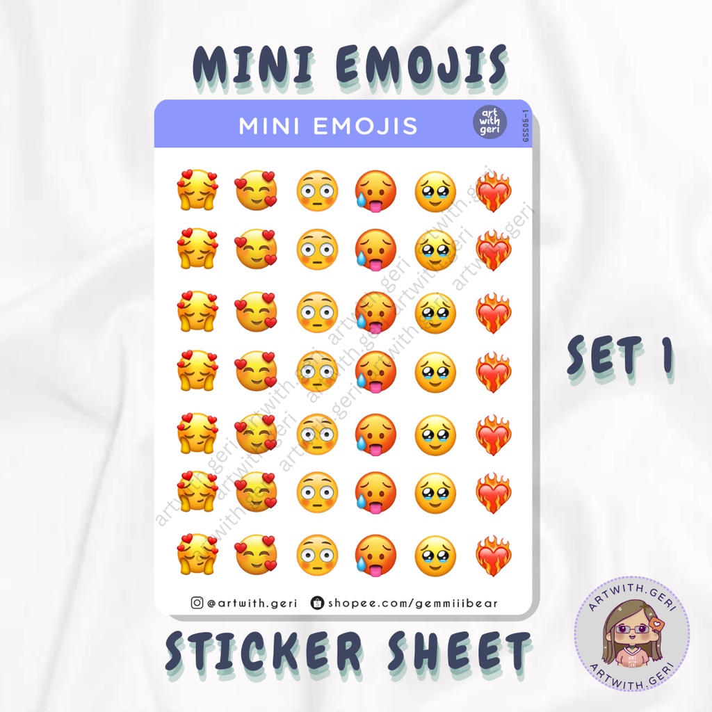 Mini Emoji Stickers for Annotating | Annotation Stickers | Expression ...
