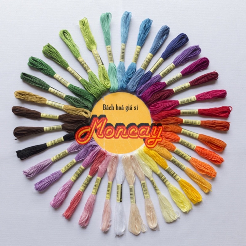 Set of 100- 50-24 DC embroidery thread | Shopee Philippines