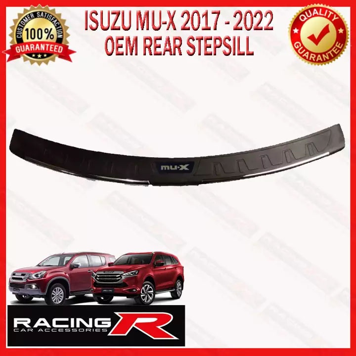 Isuzu MUX 2017 to 2023 OEM Rear Stepsill or Bumper Guard ( Blue Power