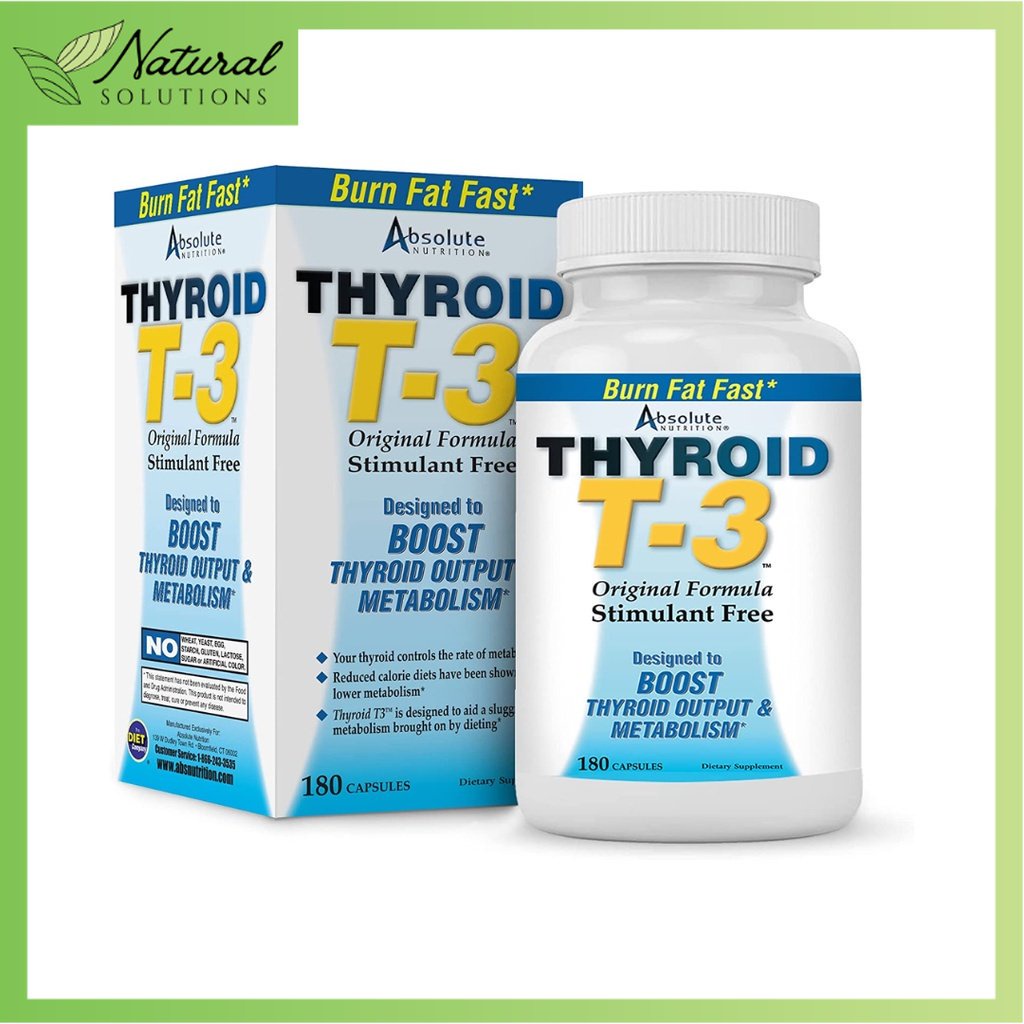 Natural Solutions Absolute Nutrition Thyroid T3 Original Formula