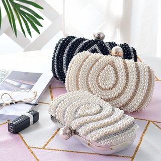 Evening Clutch Bag Glitter Bead Woman Party bags Vintage Bridal