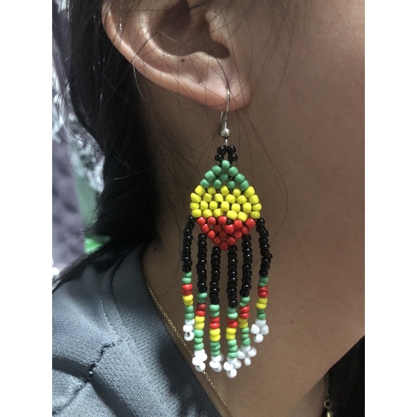 ETHNIC BEADED EARRINGS Shopee Philippines