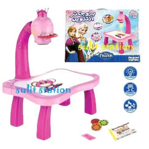 FROZEN ELSA ANNA CHARACTER EDUCATIONAL LEARNING PROJECTOR DRAWING ...