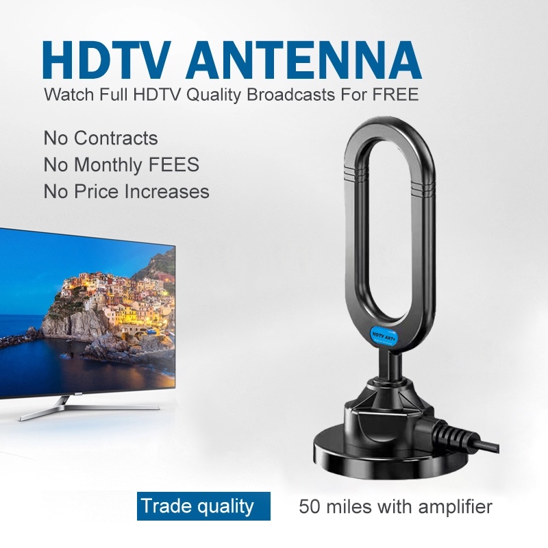 Suction cup antenna Indoor outdoor digital TV antenna DTMB antenna