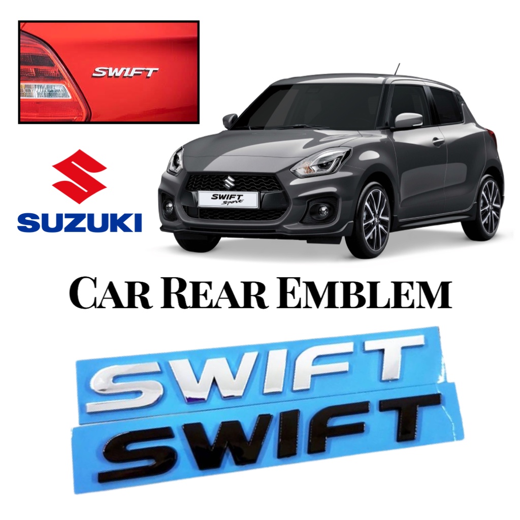 LD 1pc Suzuki Swift Car Rear Trunk Emblem Badge Sticker Decal ...