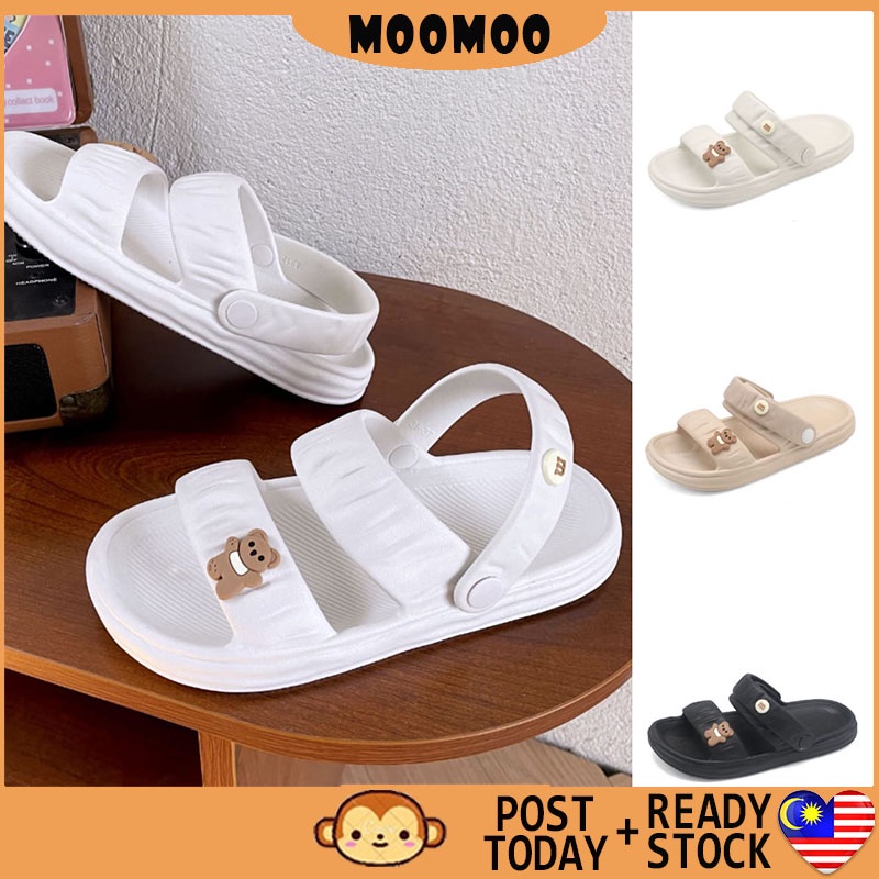 MOOMOO TikTok Shoes / EVA (2 Ways Wear) / Women Sandals / Kasut ...