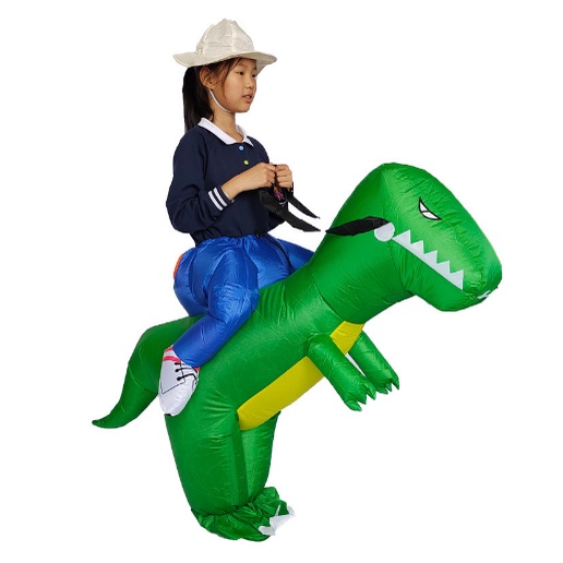 Child baby inflatable dinosaur costume toddler Halloween blowing up fancy dress kindergarten