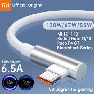 Original Xiaomi 6A Usb Type C Cable Charger 120w Turbo Tipo Fast Charging  For Mi 13 12 11 10 Pro ultra Poco x3 Redmi Note K50 40