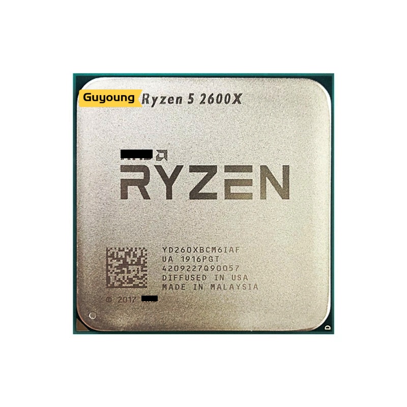 Ryzen 5 2600X R5 2600X 3.6 GHz Used GAMING Zen+ 0.012 Six-Core Twelve ...
