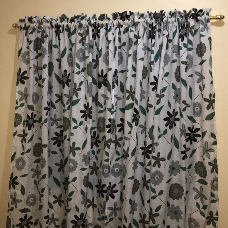 CHLOE TROPICAL NO RING CURTAIN / GEENA FABRIC | Shopee Philippines