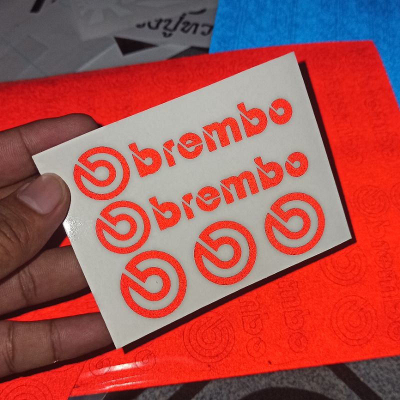 Brembo Decals Sticker Caliper Set 3m Reflectorized 100 Waterproof Shopee Philippines 7518