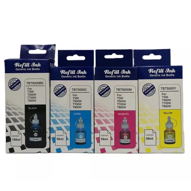 TBT5000 TBT6000 original refill dye ink for BROTHER inkjet printer T300 ...