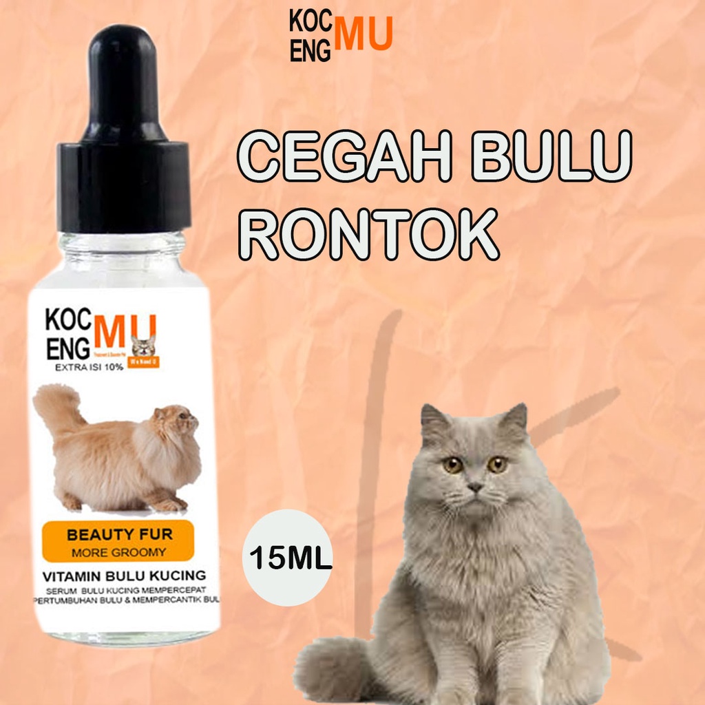 Hair Loss Medicine Vitamins Cat Fur Loss Drops Kocengmu (15ml) Shopee