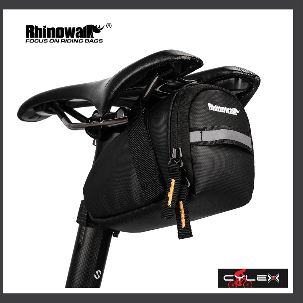 Rhinowalk Bike Saddle Bag Rainproof Large Capacity Reflective Road Bike