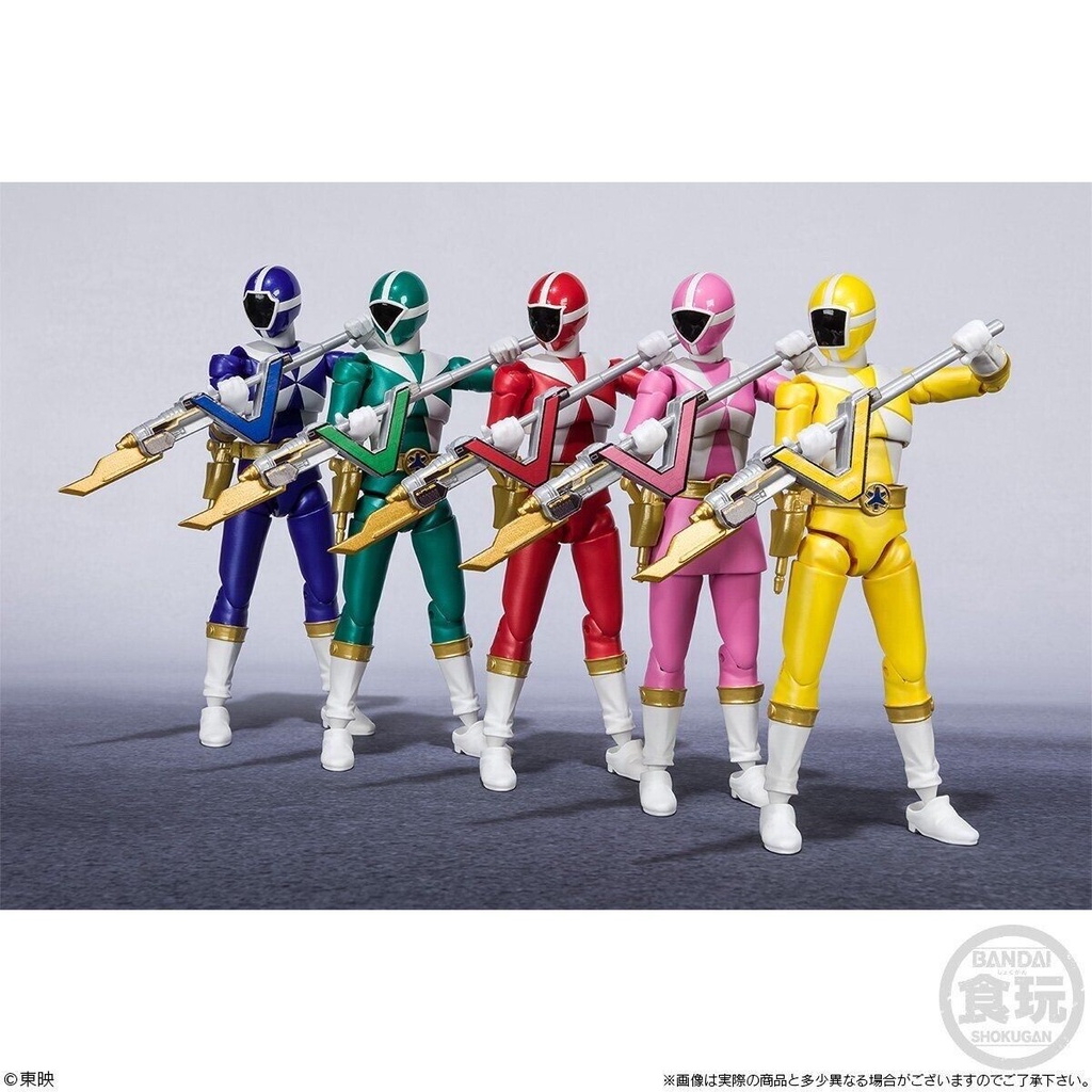 SHODO Super Kyukyu Sentai GoGo V Five Power Ranger Lightspeed Rescue ...