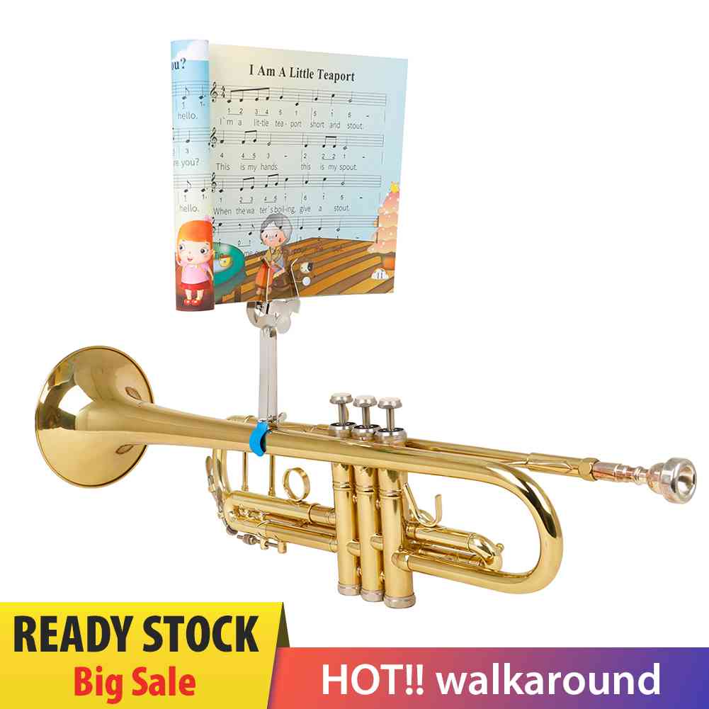 COD Metal Trumpet Sheet Music Clip Trumpet Marching Spectrum Clamp-On ...