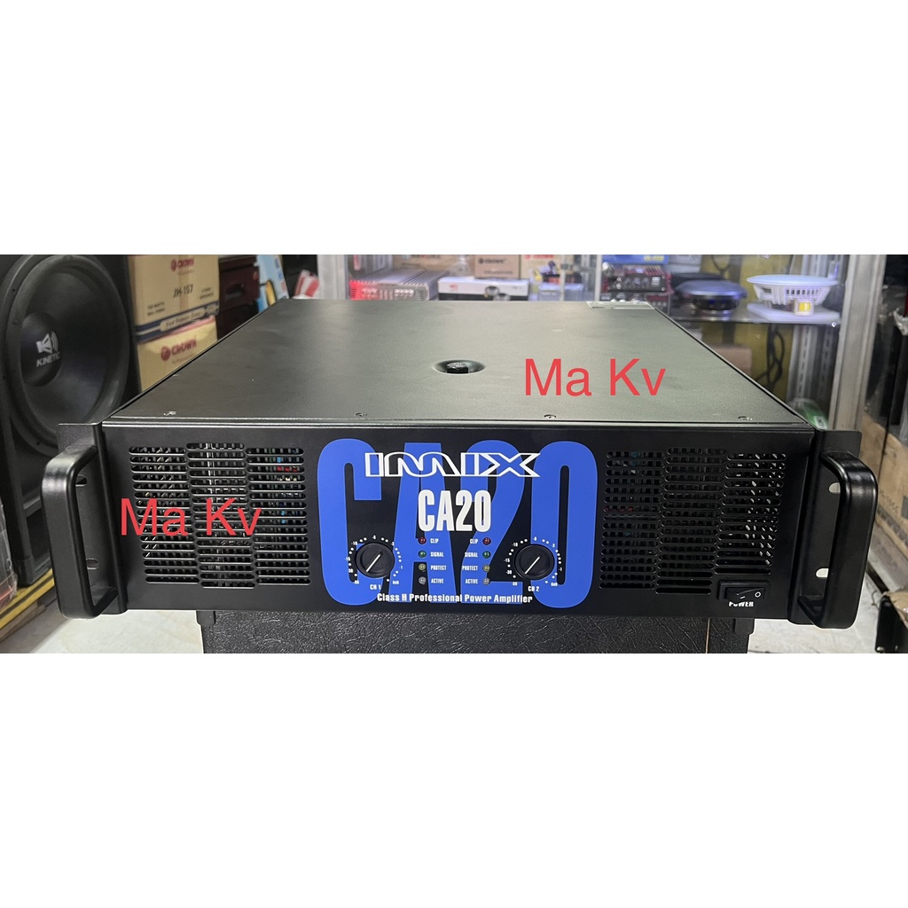 IMIX CA20 Power Amplifier ( 1300 Watts x 2 ) Shopee Philippines