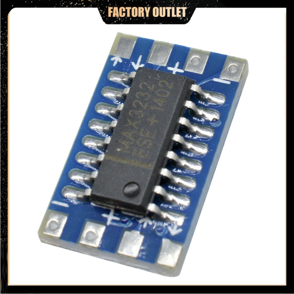 10Pc Mini RS232 To TTL MAX3232 Converter Adaptor Serial Port Board ...