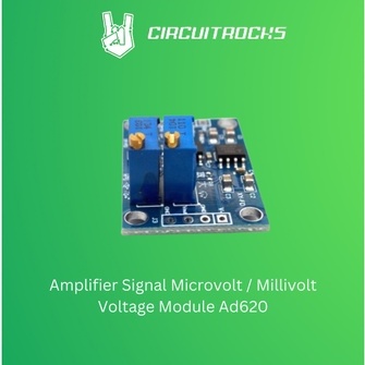 Amplifier Signal Microvolt / Millivolt Voltage Module Ad620 | Shopee ...