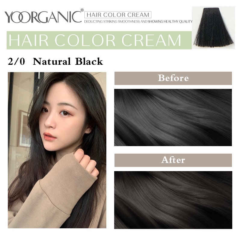 Yoorganic Hair Color Cream (Natural, Blonde, Copper, Funkey Colors ...