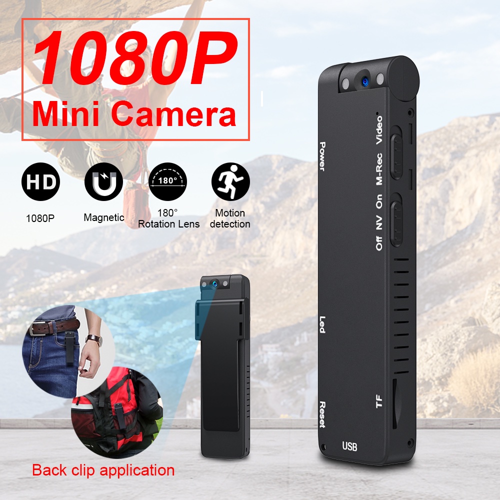 MD14F Mini Camera Recorder Smart Sports DV Portable Small HD Nanny Cam 1080P Shopee Philippines