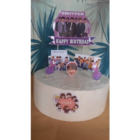 ENHYPEN THEME CAKE TOPPER | Shopee Philippines