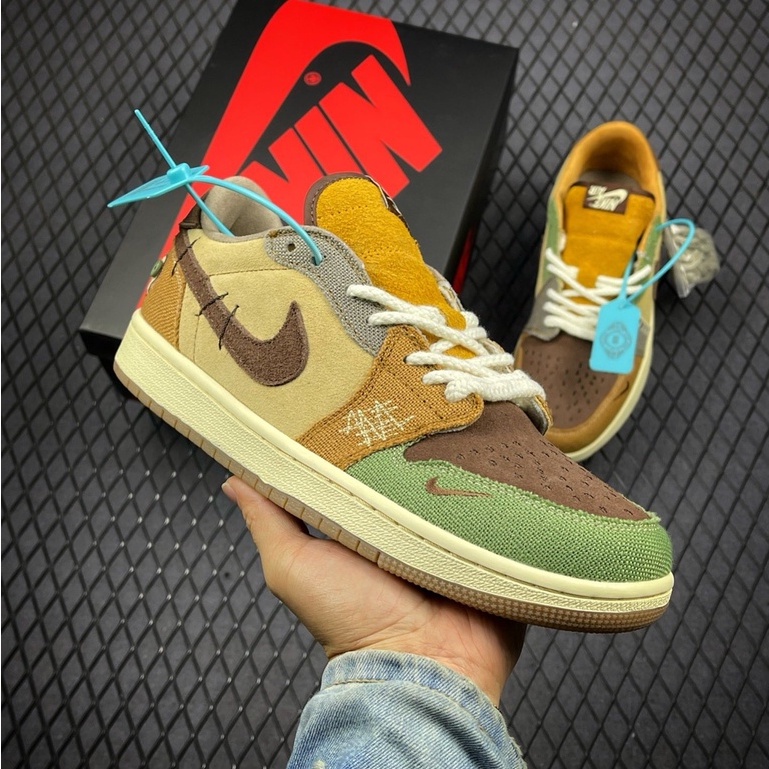 Zion Williamson x Air Jordan 1 Voodoo Low cut Basketball Shoes Casual