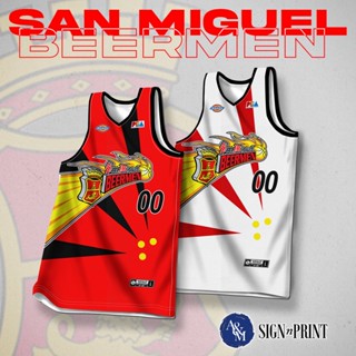 PBA SAN MIGUEL BEERMEN JERSEY SANDO 2021 FULL SUBLIMATION UNISEX ALL  PLAYERS